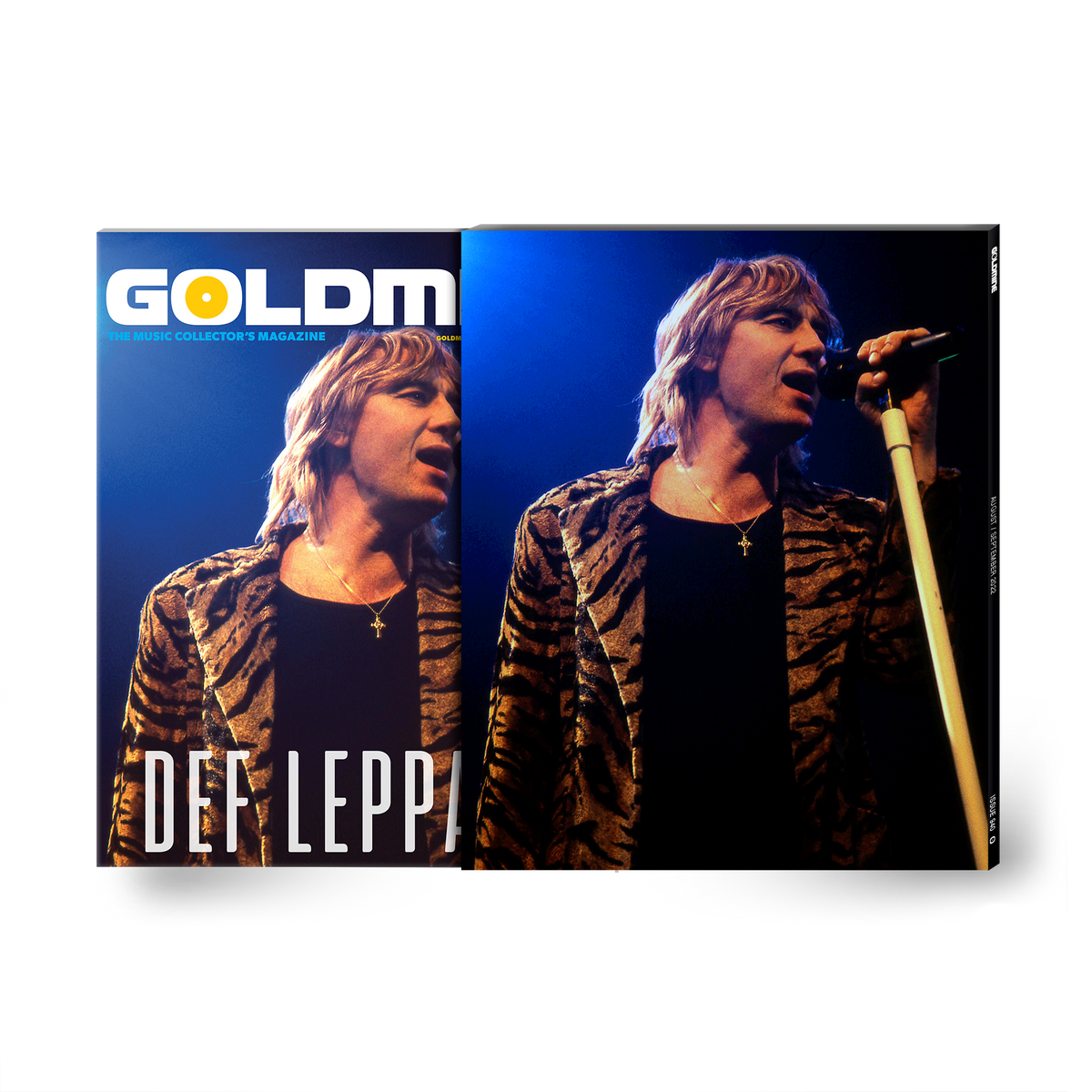 GOLDMINE MAGAZINE: AUG/SEPT 2022 ISSUE FEATURING DEF LEPPARD - ALT COVER HAND-NUMBERED SLIPCASE & PHOTO PRINT