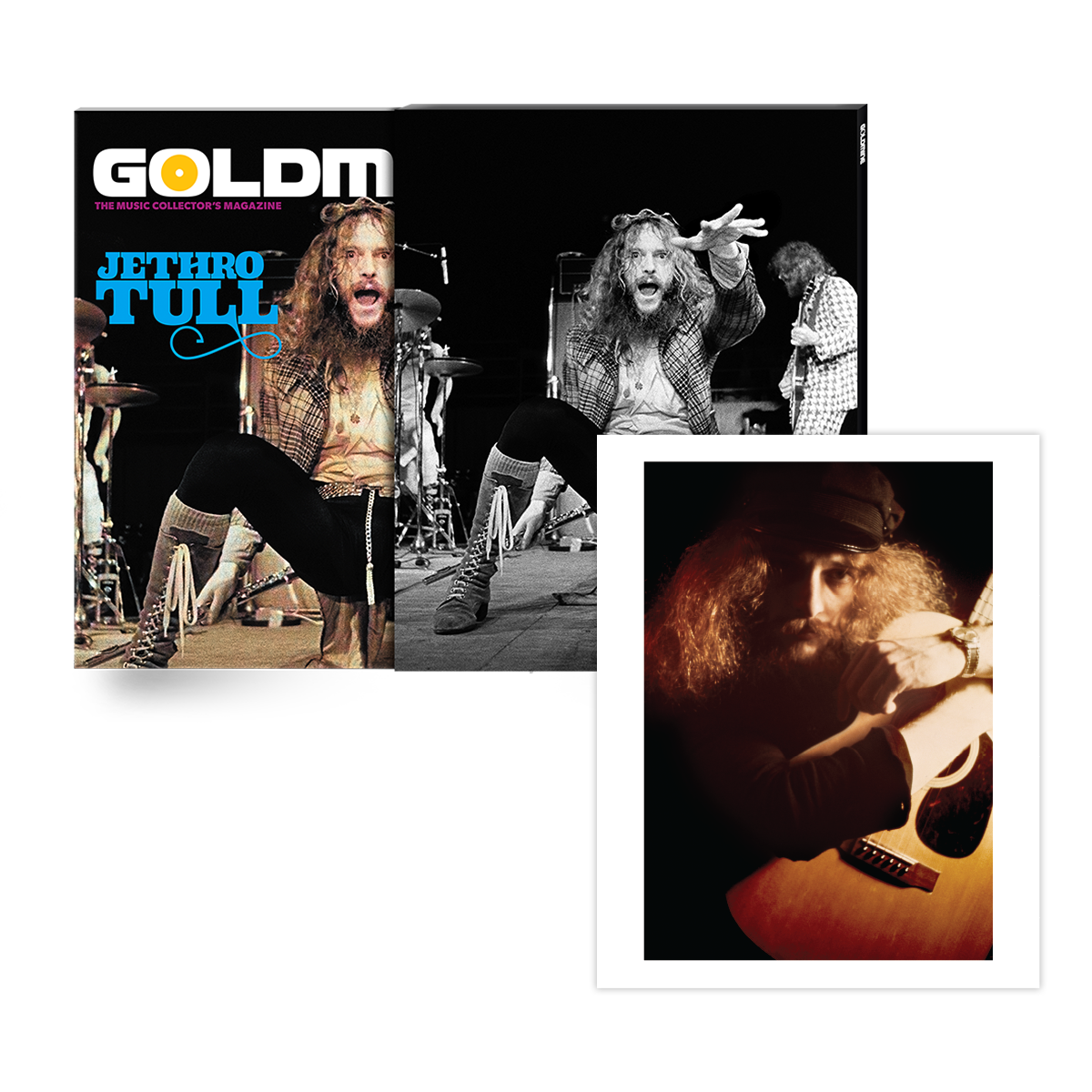 GOLDMINE MAGAZINE: SUMMER 2023 ISSUE ALT COVER FEATURING JETHRO TULL – HAND-NUMBERED SLIPCASE + 8"x10" PHOTO PRINT