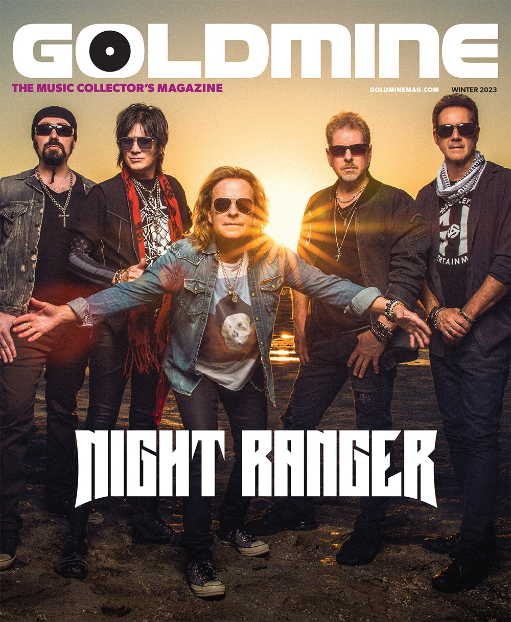 GOLDMINE MAGAZINE: WINTER 2023 ISSUE ALT COVER FEATURING NIGHT RANGER - HAND-NUMBERED SLIPCASE + 8"x10" PHOTO PRINT