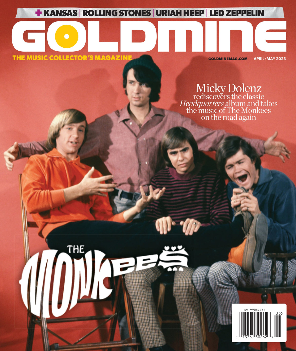 GOLDMINE MAGAZINE: APRIL/MAY 2023 ISSUE FEATURING MONKEES
