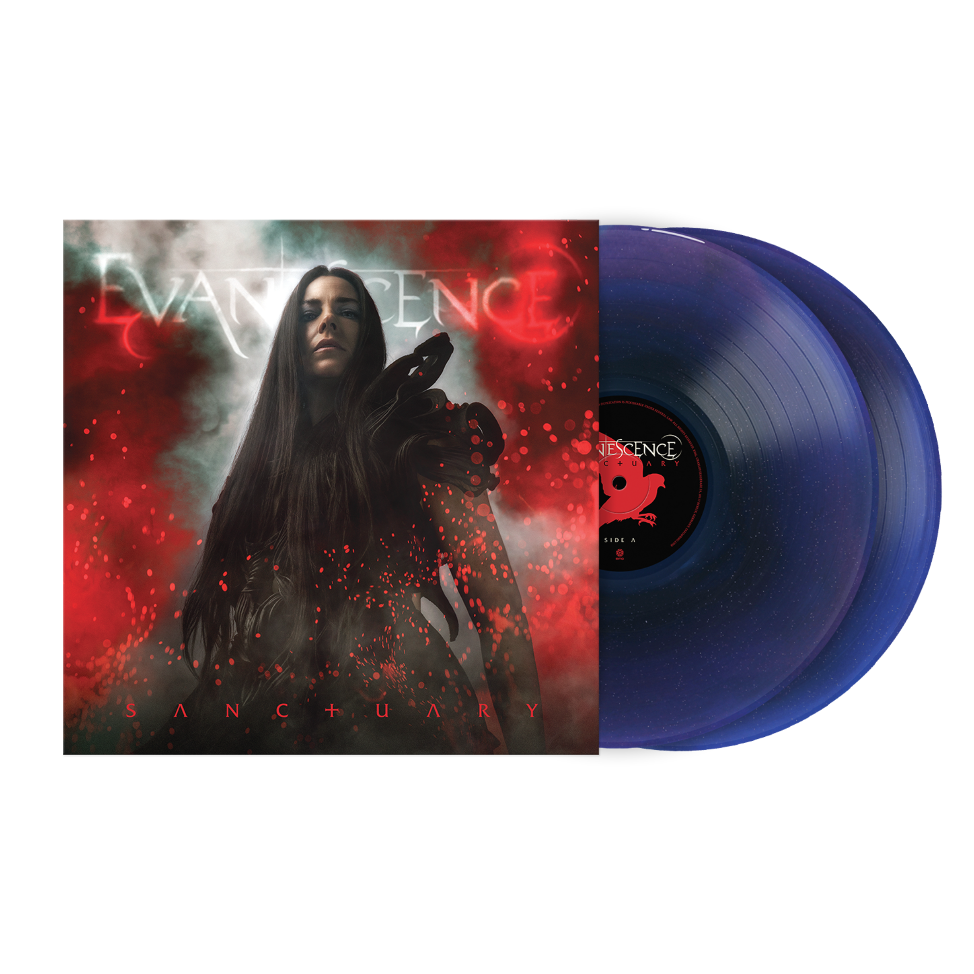 EVANESCENCE 'SANCTUARY' 2LP (Exclusive – Limited to 500, Galaxy Glitte
