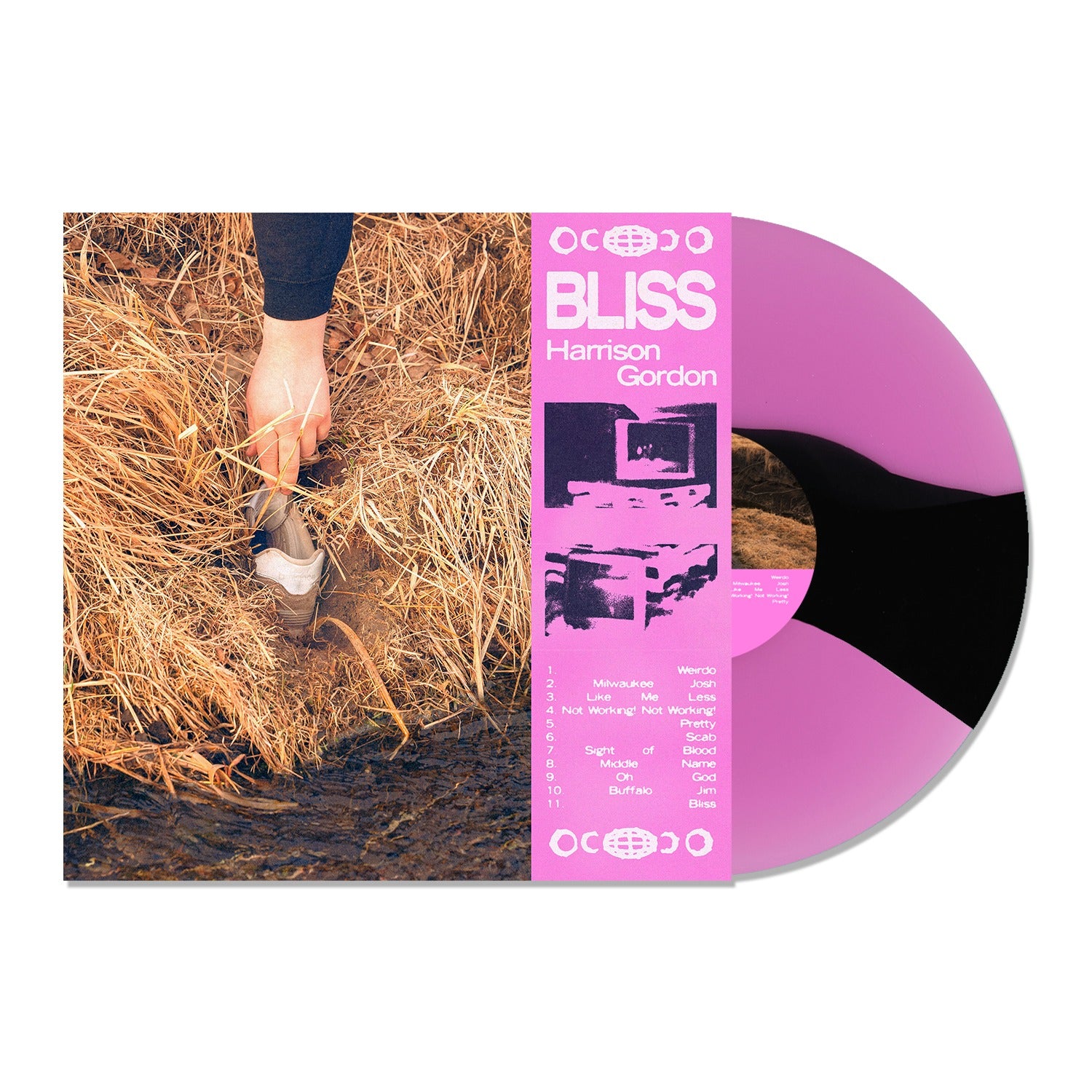 HARRISON GORDON ‘BLISS’ LP (Exclusive – Limited to 200, Violet & Black Stripes Vinyl)