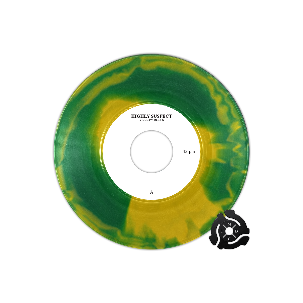HIGHLY SUSPECT'YELLOW ROSES' 7" (Exclusive, Evergreen & Yellow Canary A-Side/B-Side Vinyl)
