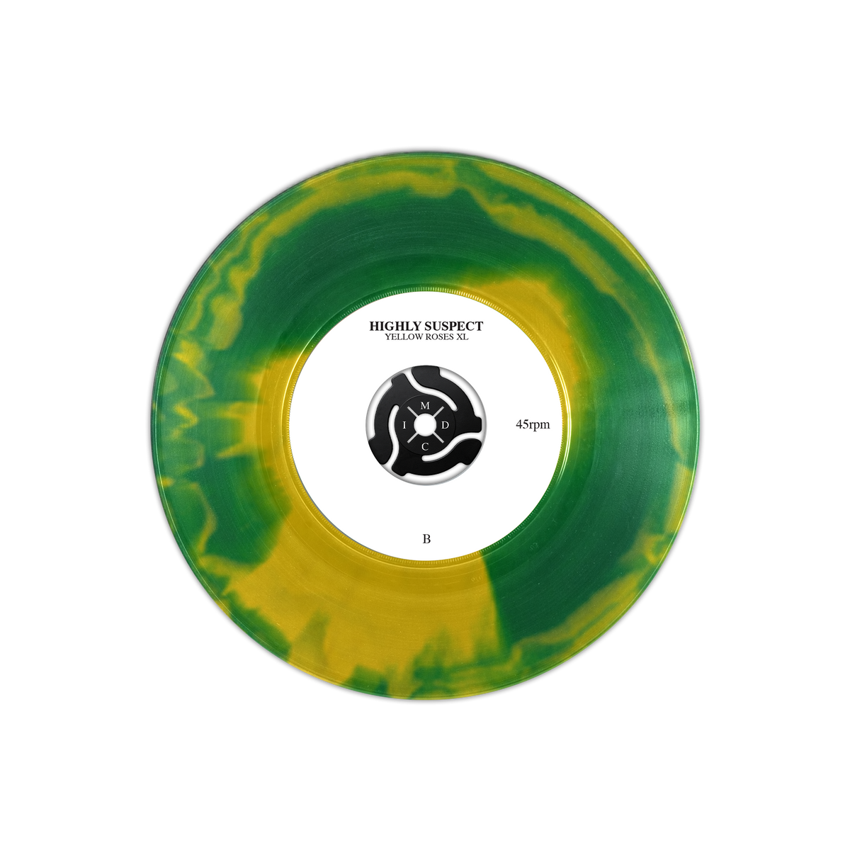 HIGHLY SUSPECT'YELLOW ROSES' 7" (Exclusive, Evergreen & Yellow Canary A-Side/B-Side Vinyl)
