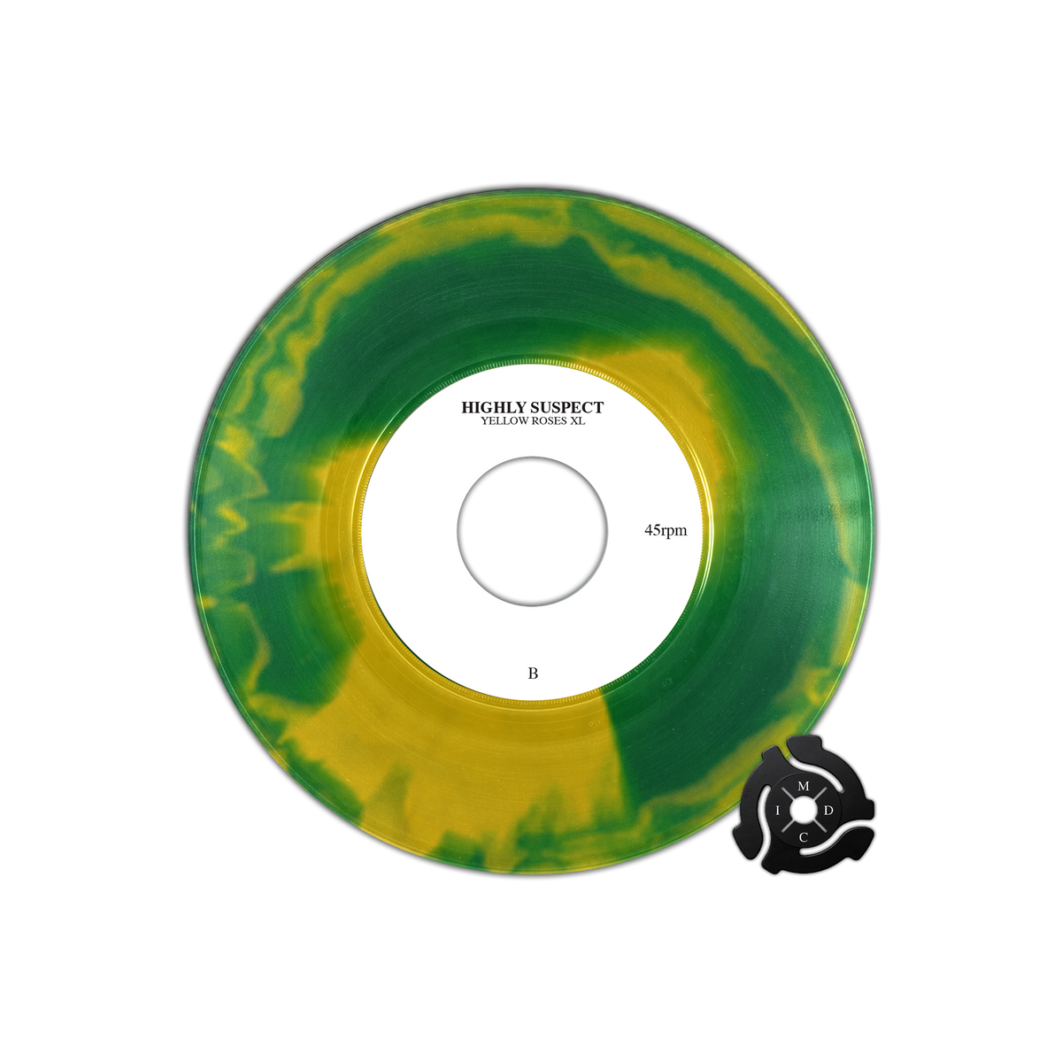 HIGHLY SUSPECT'YELLOW ROSES' 7" (Exclusive, Evergreen & Yellow Canary A-Side/B-Side Vinyl)