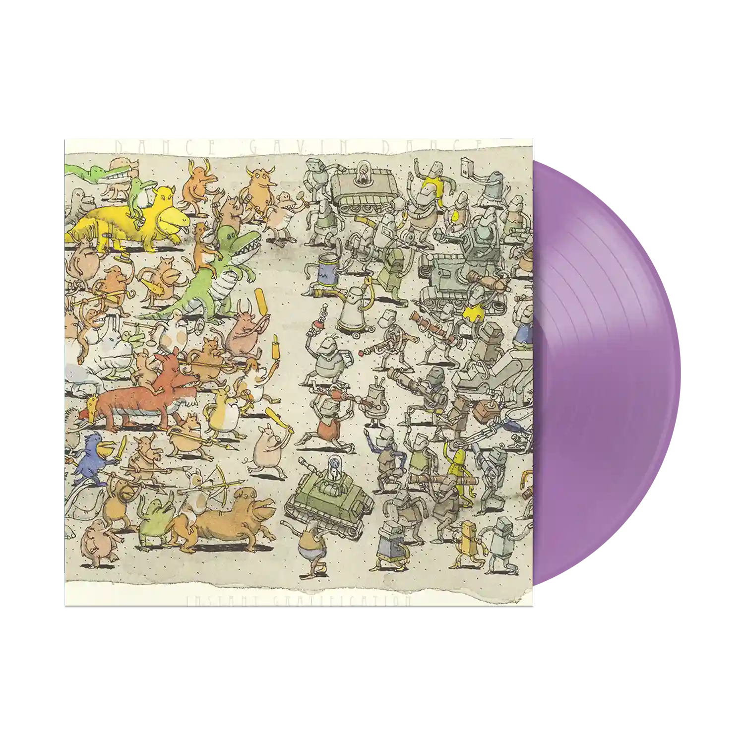DANCE GAVIN DANCE 'INSTANT GRATIFICATION' LP (Limited Edition — Only 500 Made, Violet Vinyl)