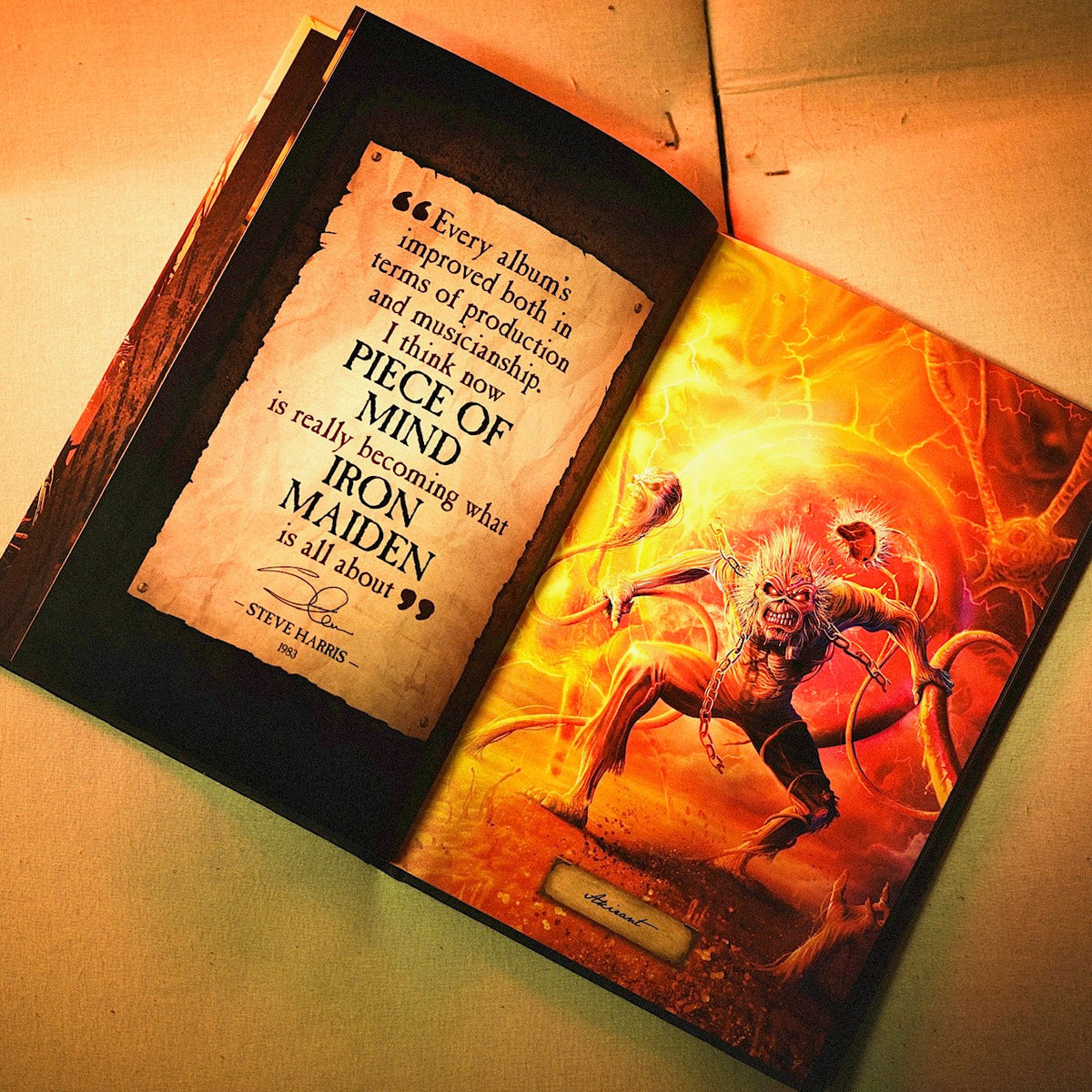 IRON MAIDEN: PIECE OF MIND HARDCOVER GRAPHIC NOVEL (Limited Edition – Only 500 made)