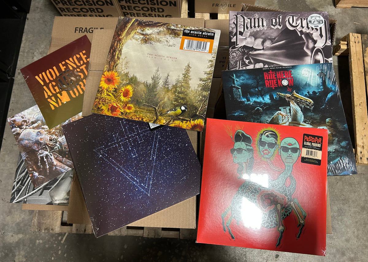 Metal/Hardcore/Hard Rock Blemished Vinyl Bundle (Five LPs)