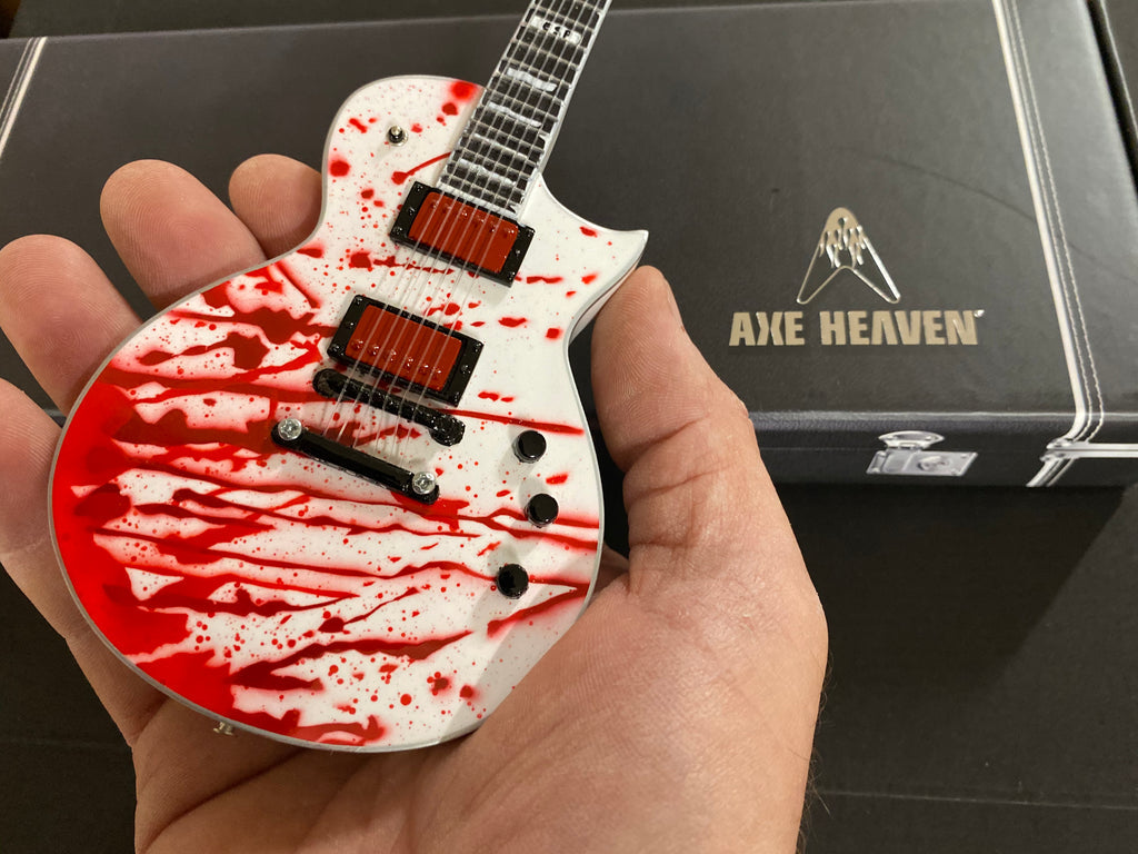 BOBBY KELLER - BLOOD SPLATTER ESP ECLIPSE MINI GUITAR
