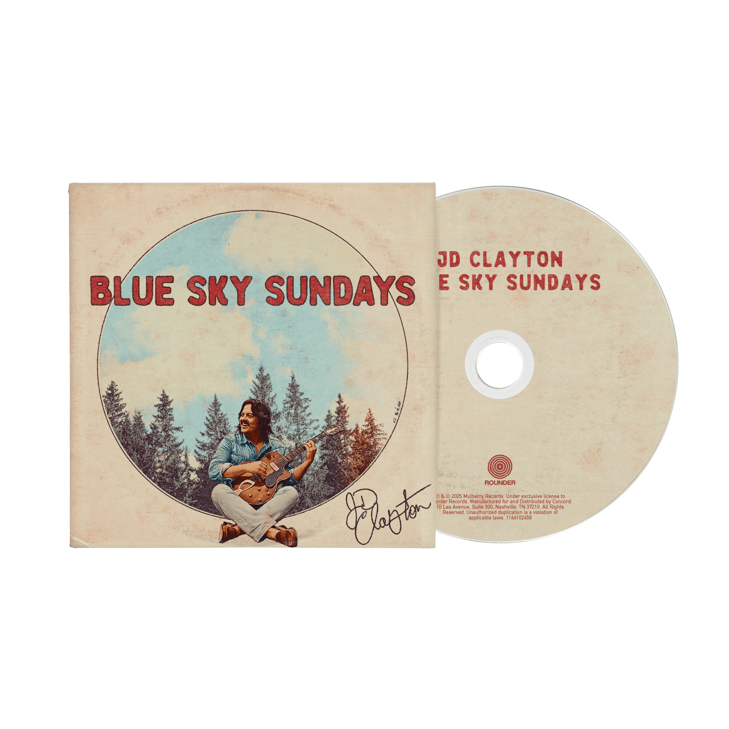 JD CLAYTON 'BLUE SKY SUNDAYS' CD