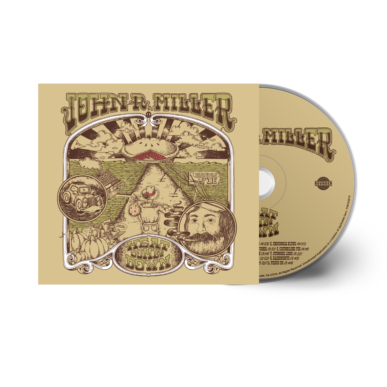 JOHN R MILLER 'HEAT COMES DOWN' CD