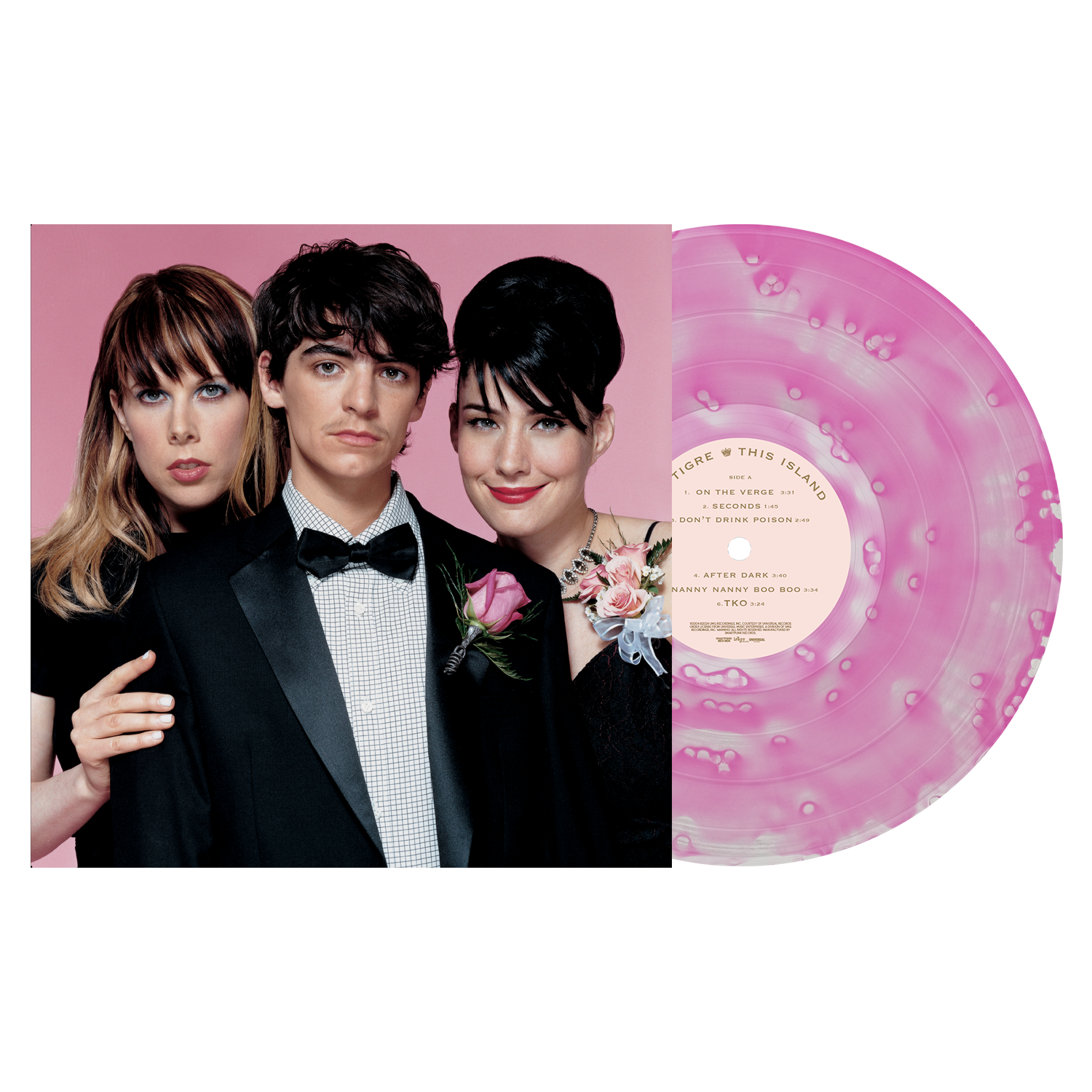LE TIGRE ‘THIS ISLAND’ LP (Limited Edition – Only 200 Made, Neon Pink Galaxy Vinyl)