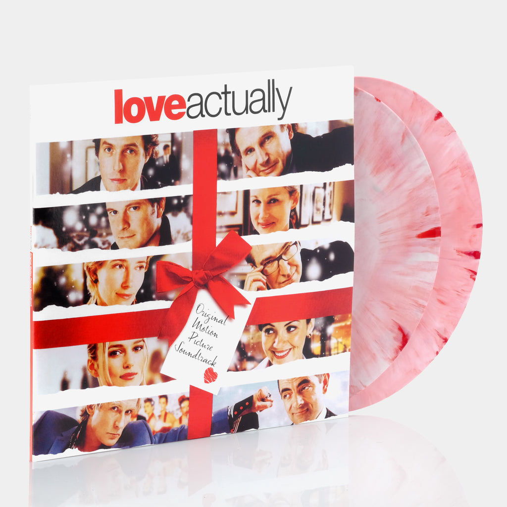 LOVE ACTUALLY SOUNDTRACK 2LP (Red & White Vinyl, Featuring The Beach Boys, Maroon 5, Kelly Clarkson & more)