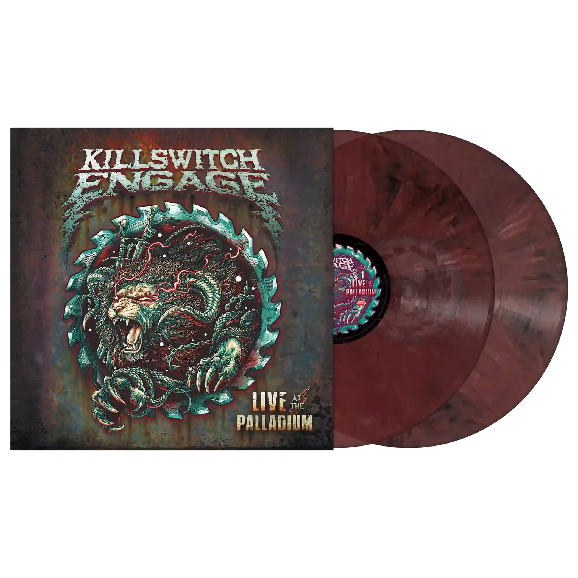 KILLSWITCH ENGAGE 'LIVE AT THE PALLADIUM' 2LP (Burgundy Red Marble Vinyl)