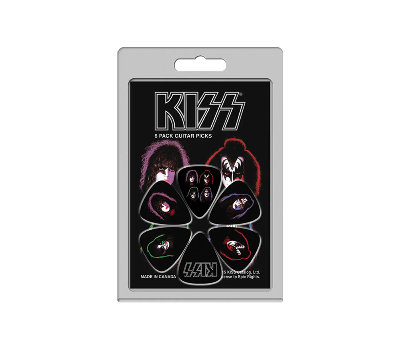 KISS GUITAR PICKS - 6 PACK