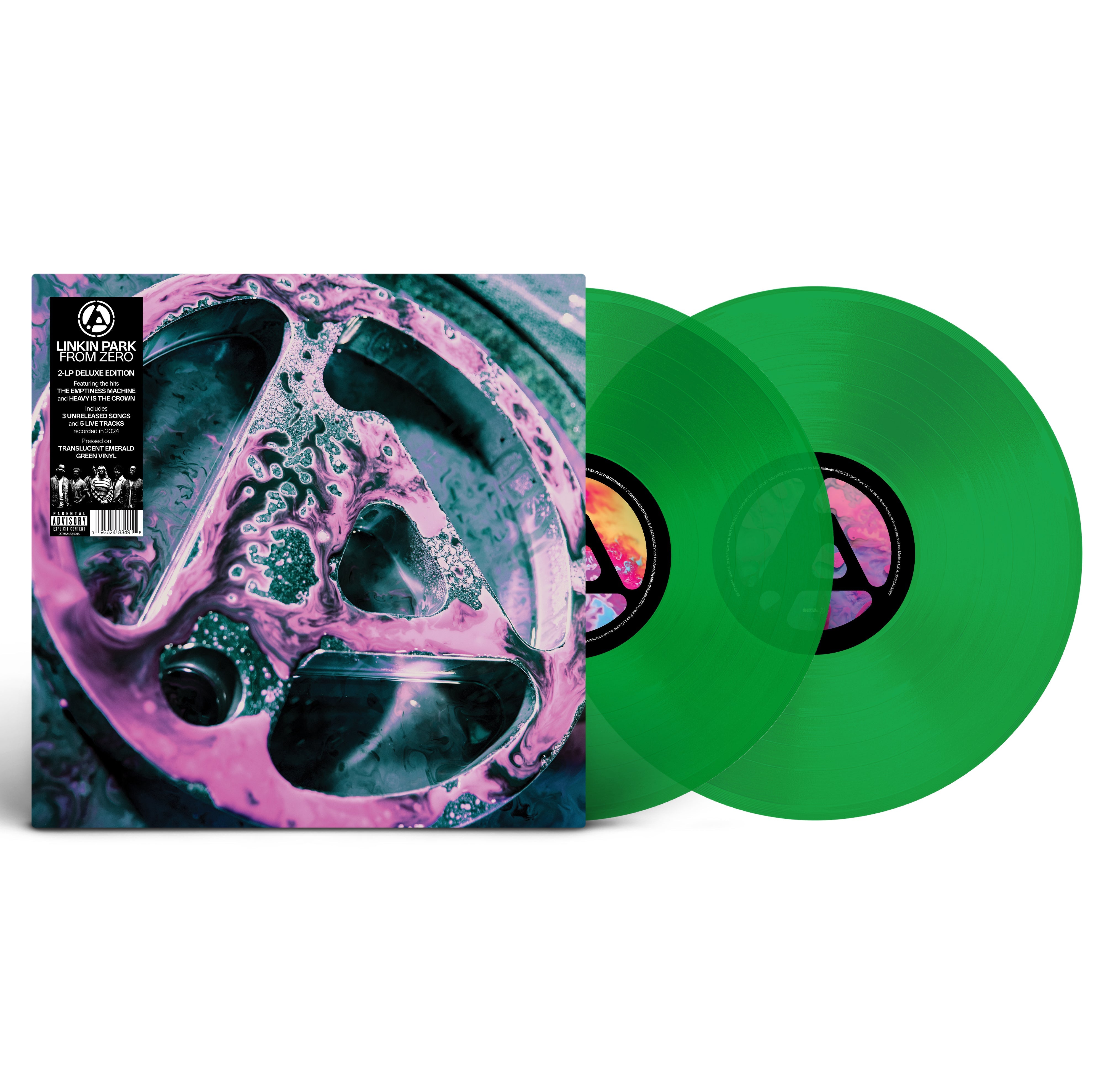 LINKIN PARK 'FROM ZERO' LP (Deluxe Edition - Emerald Green Vinyl)