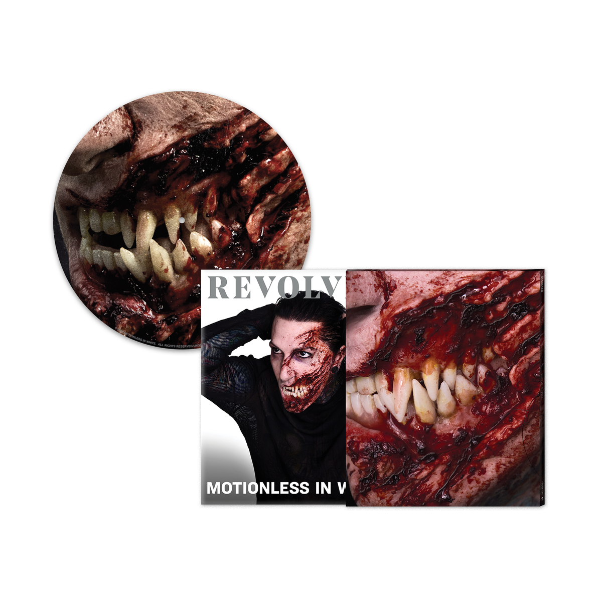 MOTIONLESS IN WHITE x REVOLVER ' SUMMER 2026 ALT COVER ISSUE IN NUMBERED SLIPCASE + EXCLUSIVE SLIPMAT