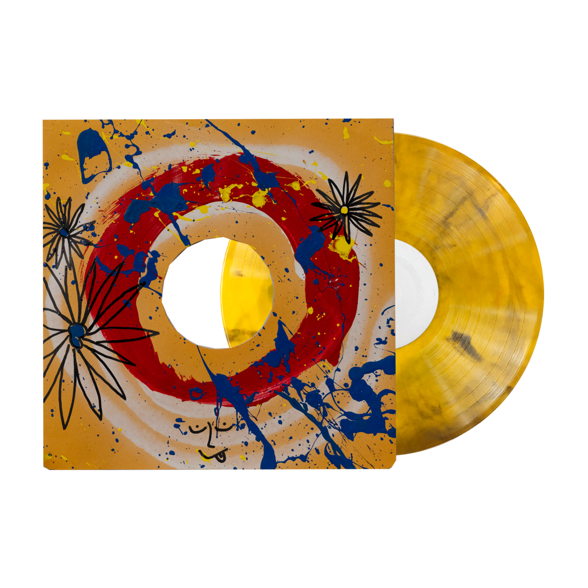 MY KID BROTHER 'MY KID BROTHER' 10" (Opaque Yellow w/ Smoky Black Swirls Vinyl)