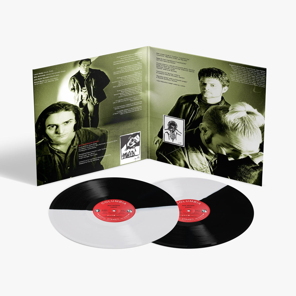 MAD SEASON 'ABOVE' 30TH ANNIVERSARY EDITION 2LP (Limited Edition ' Only 250 Made, Half/Half - Black & White Vinyl)