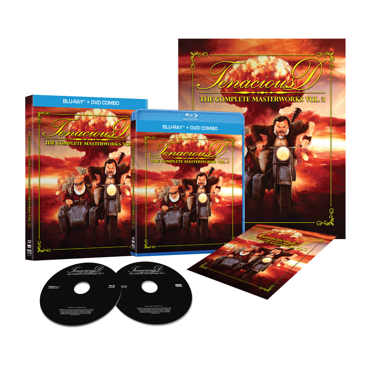 TENACIOUS D 'TENACIOUS D: THE COMPLETE MASTERWORKS VOL. 3' BLU-RAY/DVD (Signed)
