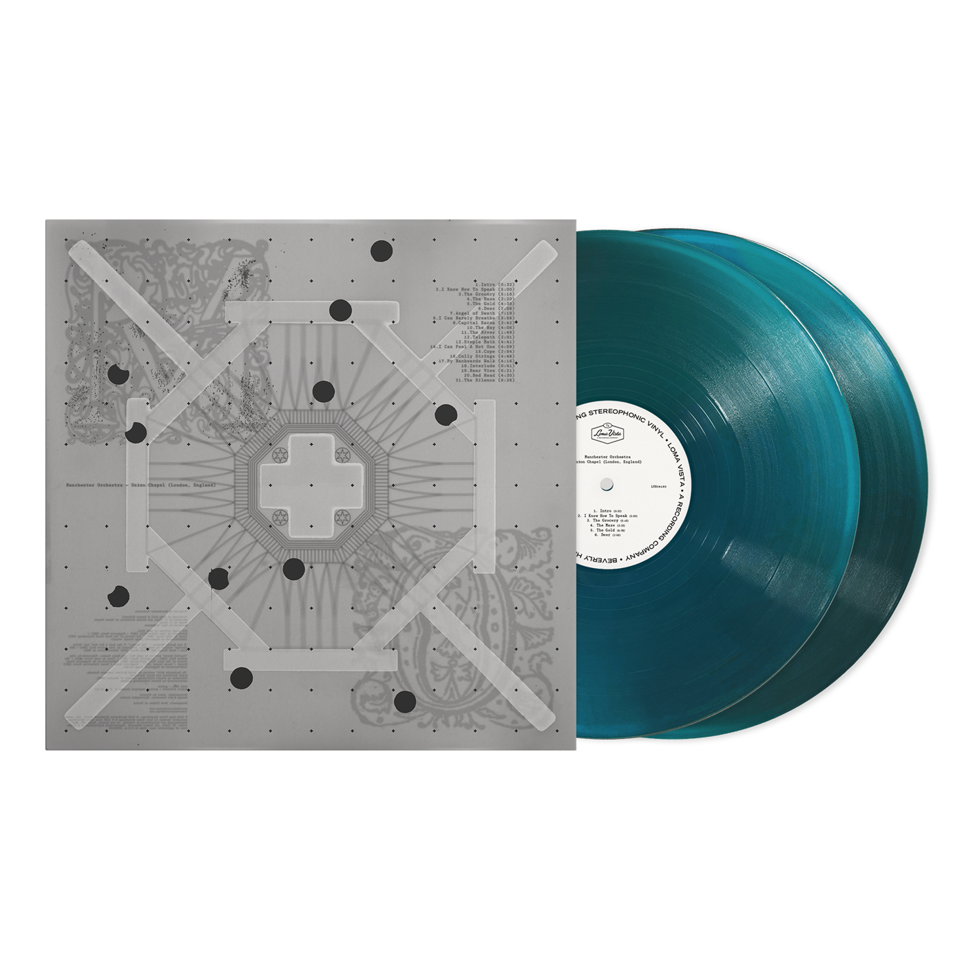 MANCHESTER ORCHESTRA 'UNION CHAPEL (London, England)' 2LP (Translucent Sea Blue Vinyl)