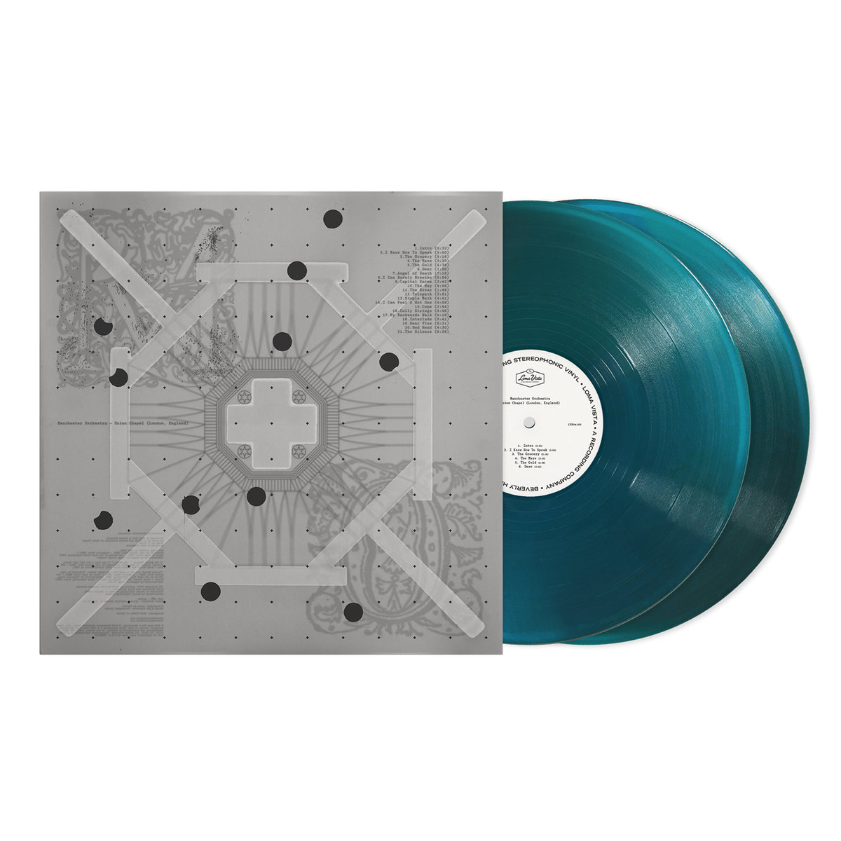 MANCHESTER ORCHESTRA 'UNION CHAPEL (London, England)' 2LP (Translucent Sea Blue Vinyl)