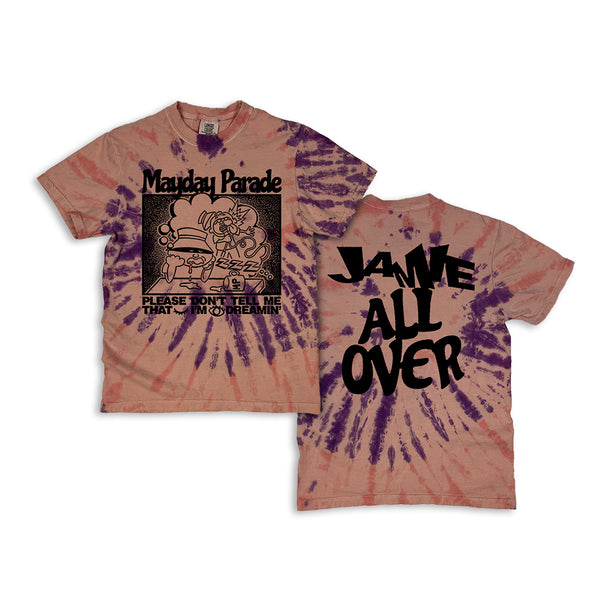 MAYDAY PARADE X AP LIMITED EDITION HAND DYED T-SHIRT