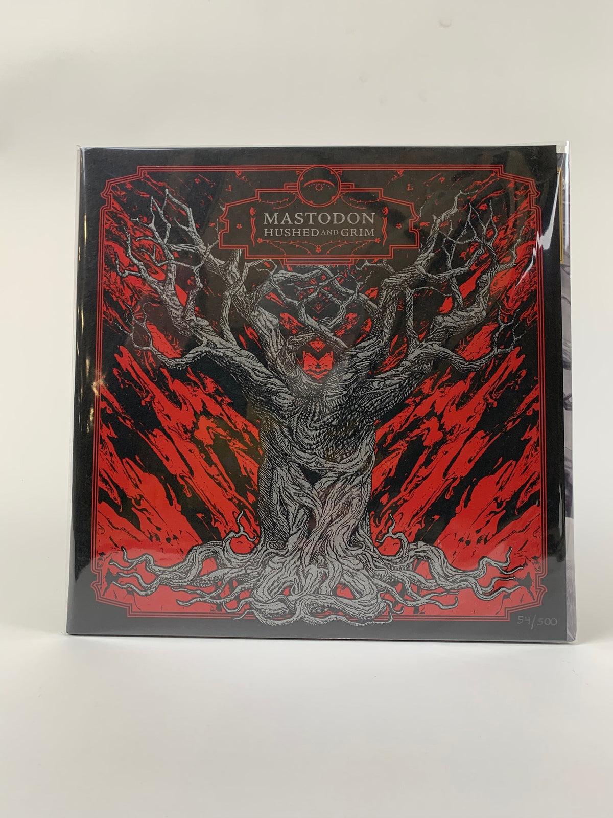 MASTODON 'HUSHED AND GRIM' LIMITED CLEAR VINYL 2LP W/ EXCLUSIVE ARTIST WRAP ' ONLY 500 MADE