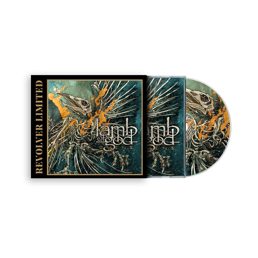LAMB OF GOD 'OMENS' LIMITED EDITION SILVER GRAY MARBLE LP + PICTURE DISC CD BUNDLE ' ONLY 250 AVAILABLE
