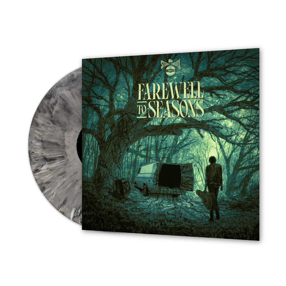 MIKE MCCREADY ‘FAREWELL TO SEASONS’ LP (Exclusive – Limited to 500, "Poltergeist" Vinyl) + 12"x12" DELUXE GRAPHIC NOVEL