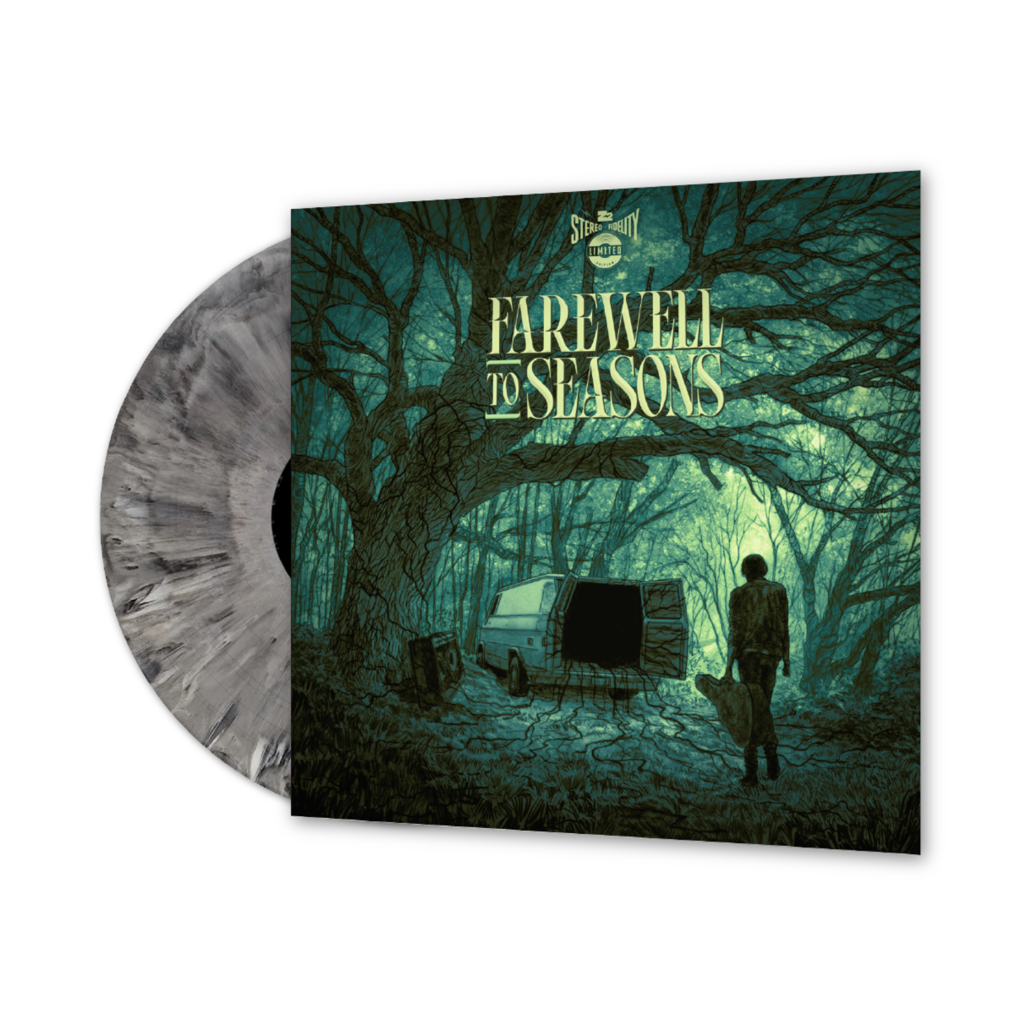 MIKE MCCREADY ‘FAREWELL TO SEASONS’ LP (Exclusive – Limited to 500, "Poltergeist" Vinyl) + 12"x12" DELUXE GRAPHIC NOVEL