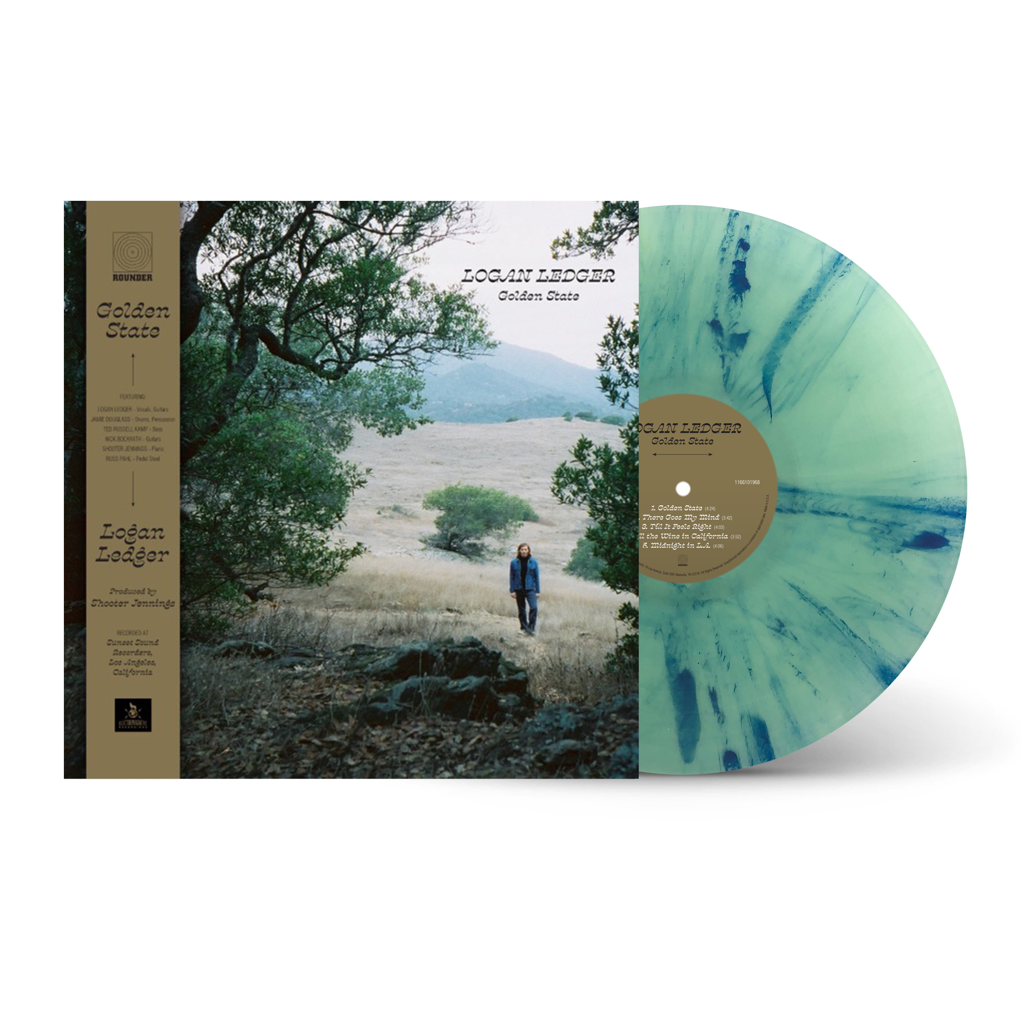 LOGAN LEDGER 'GOLDEN STATE' LP (Misty Morning Marble Vinyl)