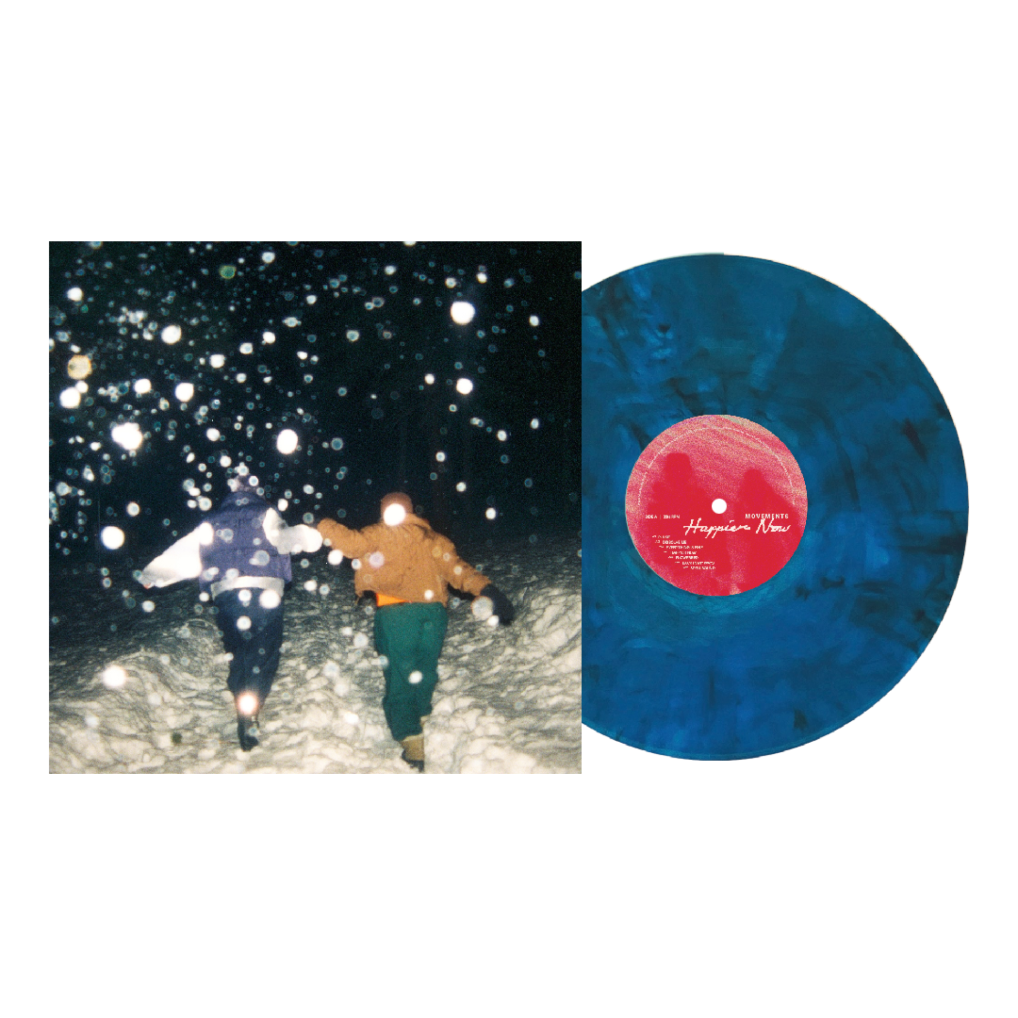 MOVEMENTS ‘HAPPIER NOW’ LP (Exclusive – Limited to 500, Blue Smoke Vinyl)