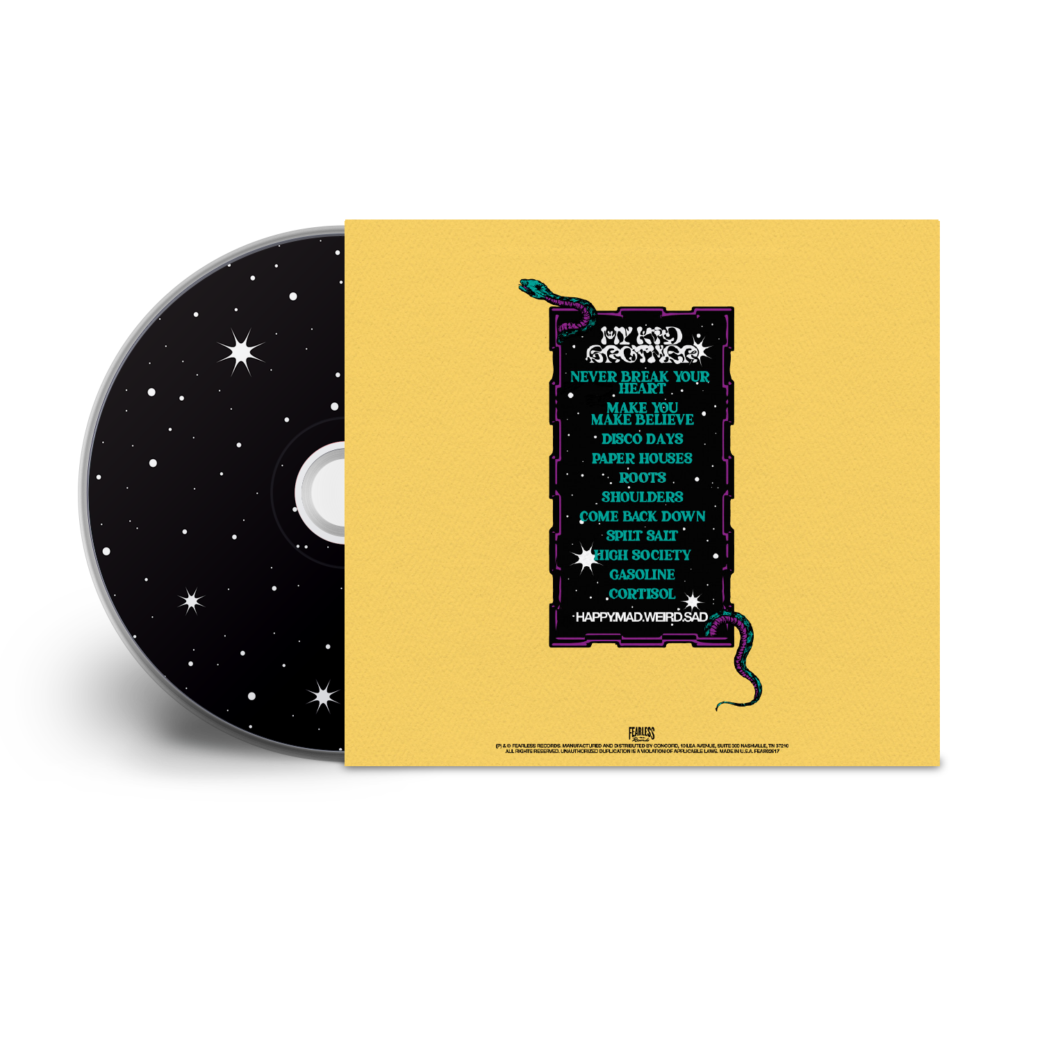 MY KID BROTHER 'HAPPY.MAD.WEIRD.SAD' CD