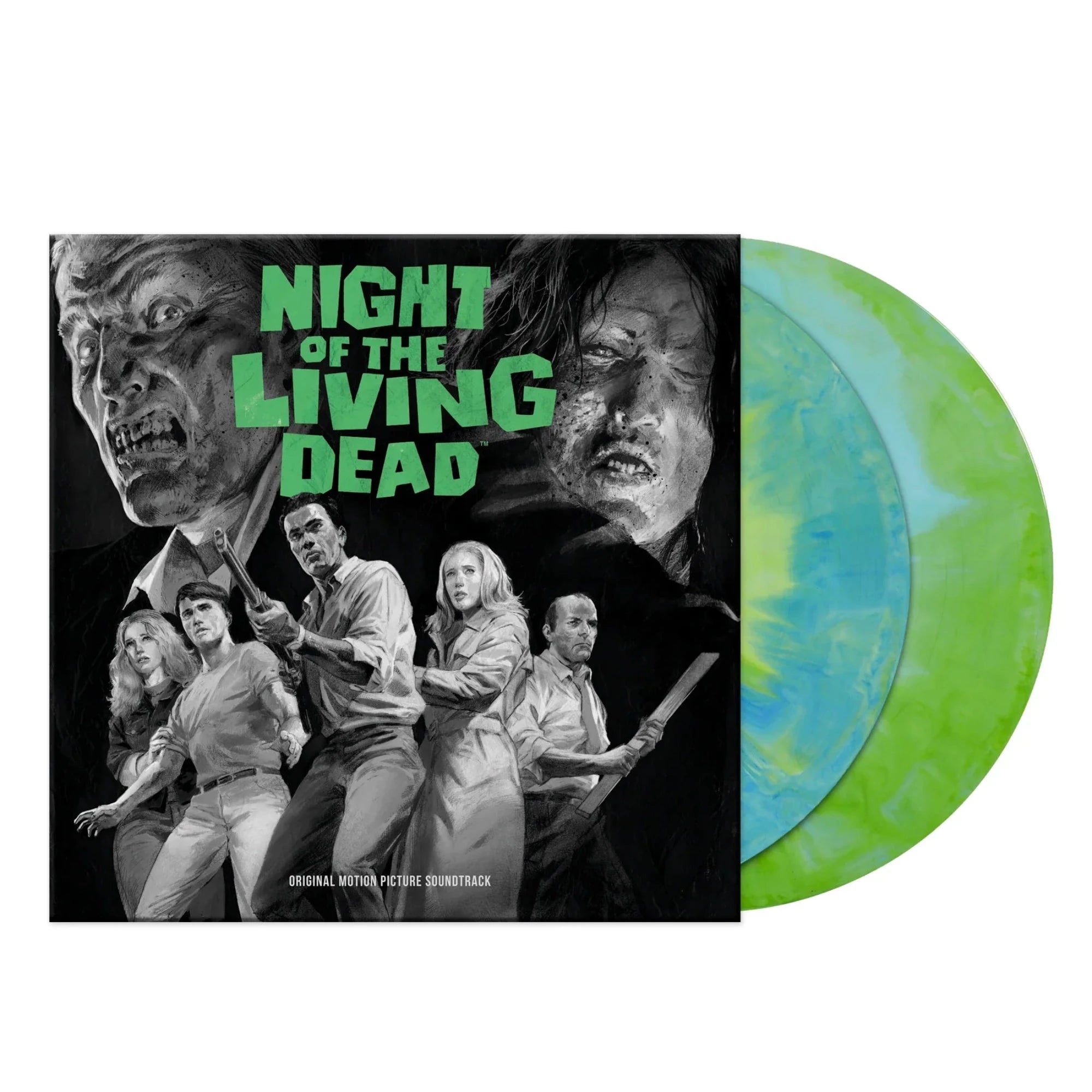 NIGHT OF THE LIVING DEAD SOUNDTRACK 2LP (50th Anniversary Edition, Gho