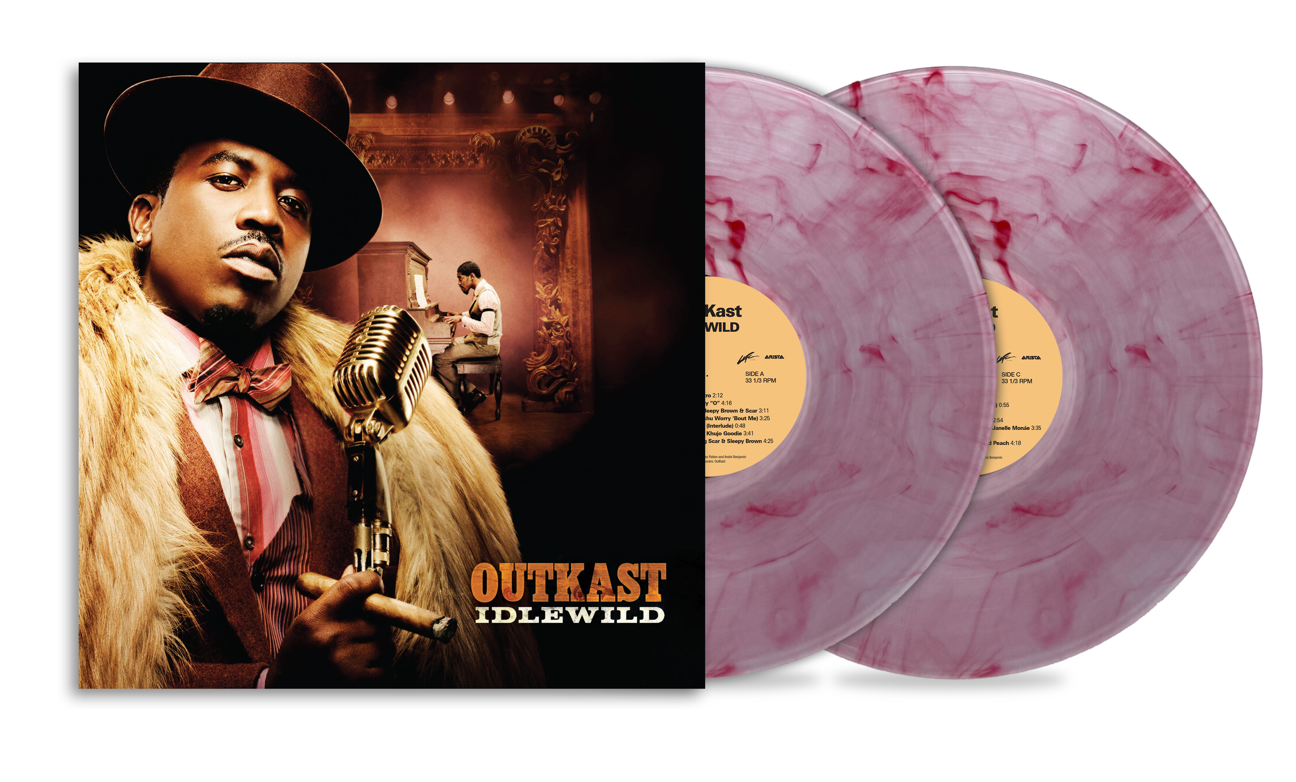 OUTKAST 'IDLEWILD' 2LP (Marbled Pink Vinyl)