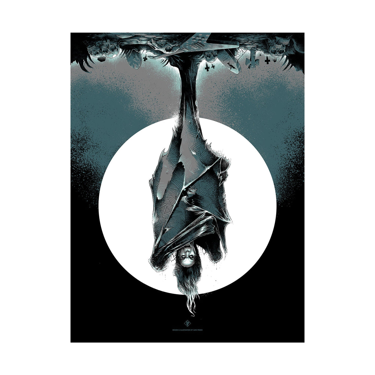 REVOLVER x OZZY EXCLUSIVE HAND-NUMBERED PRINT (White Moon)