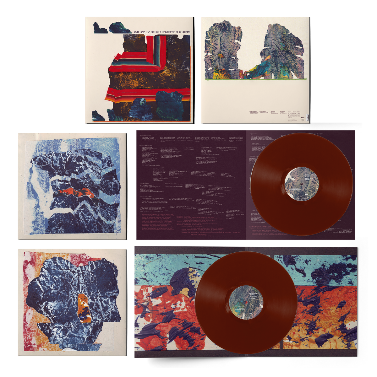 GRIZZLY BEAR 'PAINTED RUINS' 2LP (Oxblood Vinyl)
