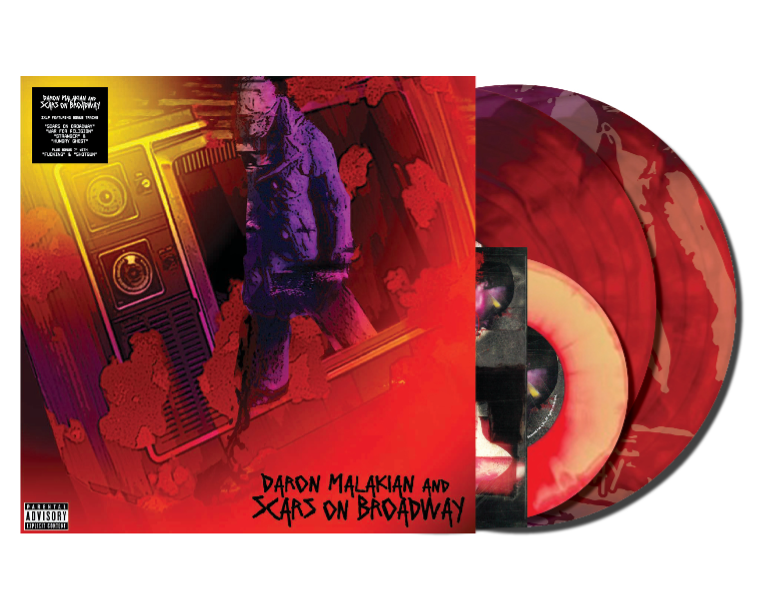 DARON MALAKIAN AND SCARS ON BROADWAY 'SCARS ON BROADWAY' DELUXE 2LP + 7" (Red Purple Swirl Vinyl LP + Red Orange Swirl 7")