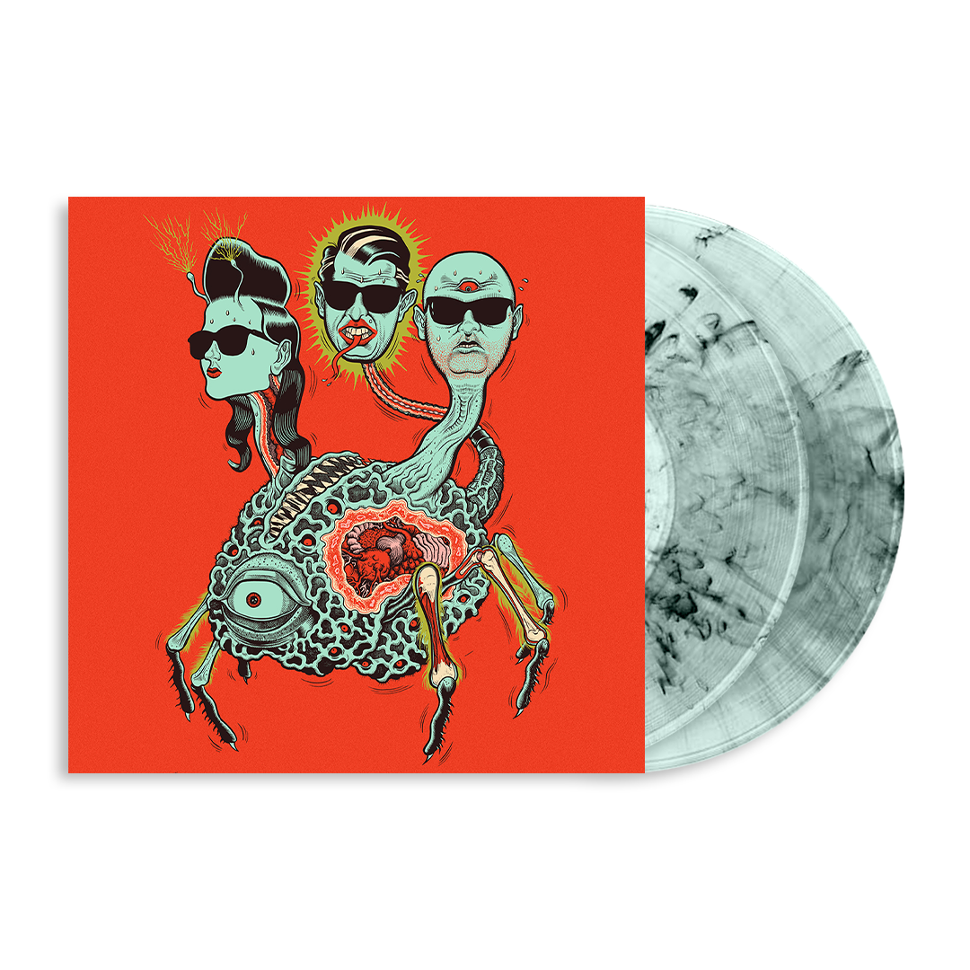 PUSCIFER 'GLOBAL PROBING, LIVE FROM PRESCOTT' 2LP (Limited Edition ' Only 500 Made, Coke Bottle Clear w/ Black Smoke Vinyl)