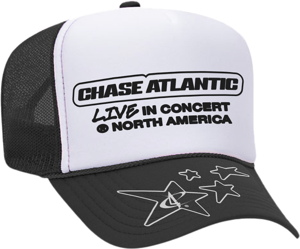 ALTERNATIVE PRESS WINTER 2024 ISSUE FEATURING CHASE ATLANTIC + TOUR HAT