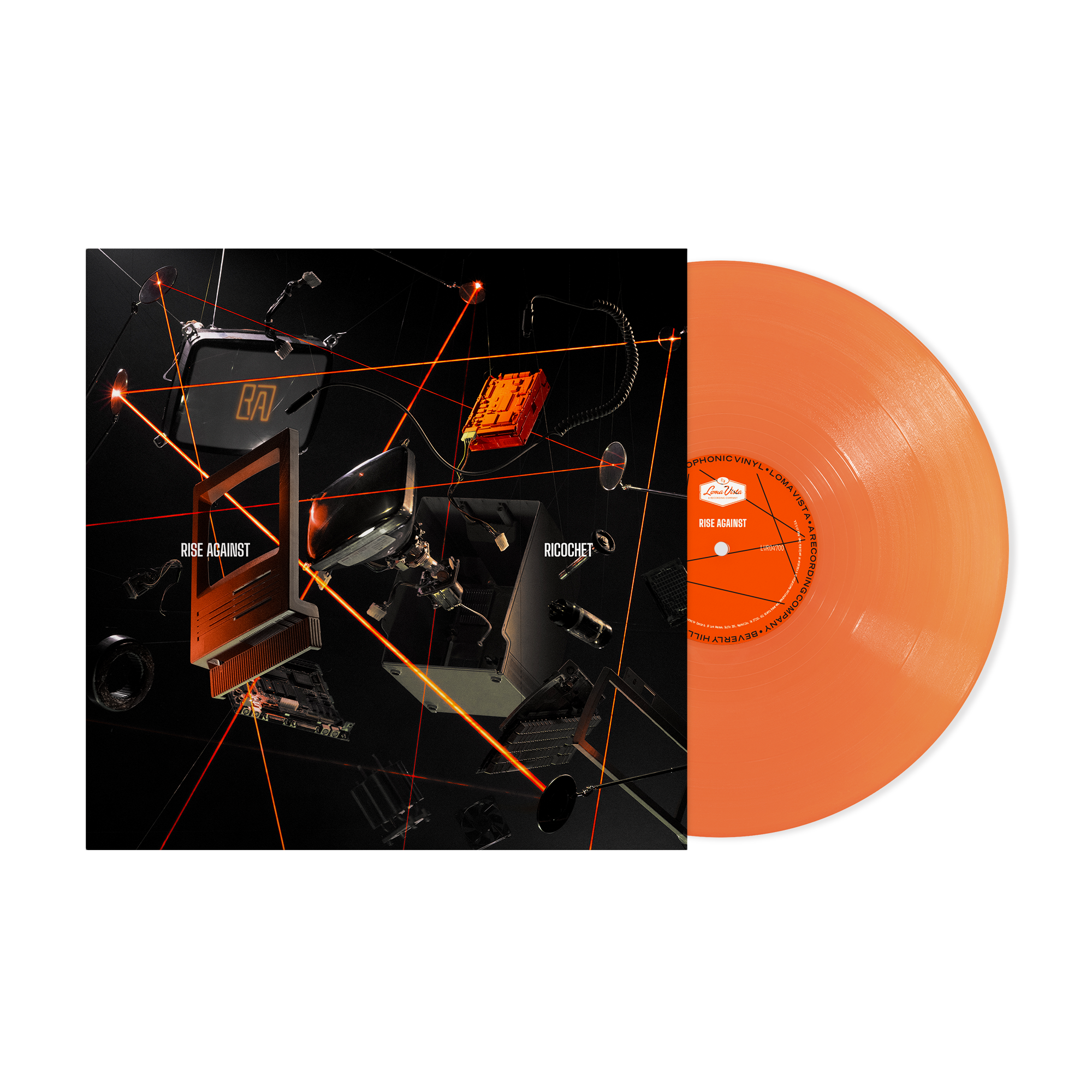 RISE AGAINST 'RICOCHET' LP (Limited Edition — Only 500 Made, Translucent Orange Crush Vinyl)