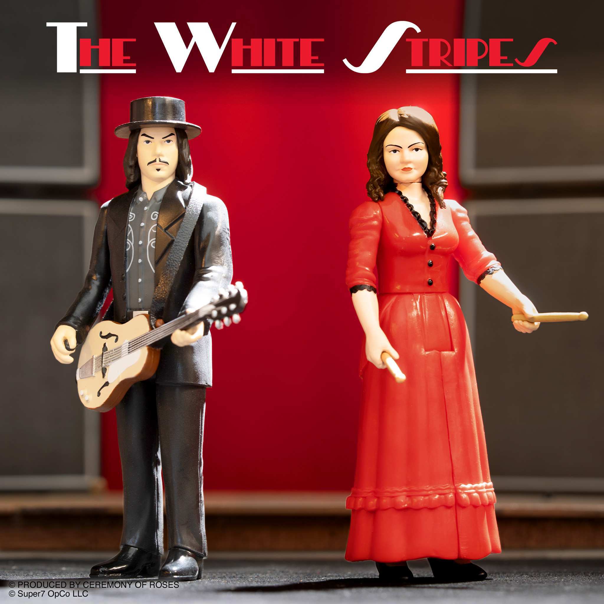 WHITE STRIPES 2-PACK REACTION FIGURES WAVE 1 (Get Behind Me Satan)