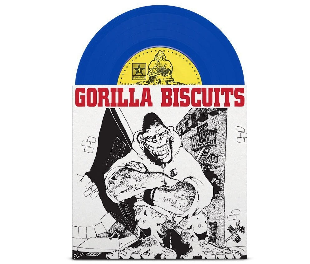 GORILLA BISCUITS 'S/T' 7" EP (Blue Vinyl)
