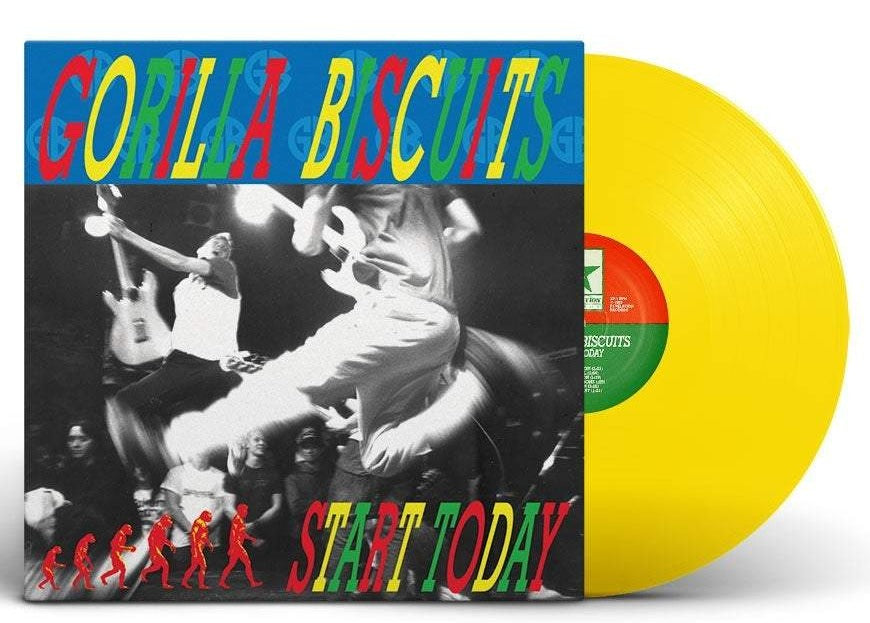 GORILLA BISCUITS 'START TODAY' LP (Yellow Vinyl)