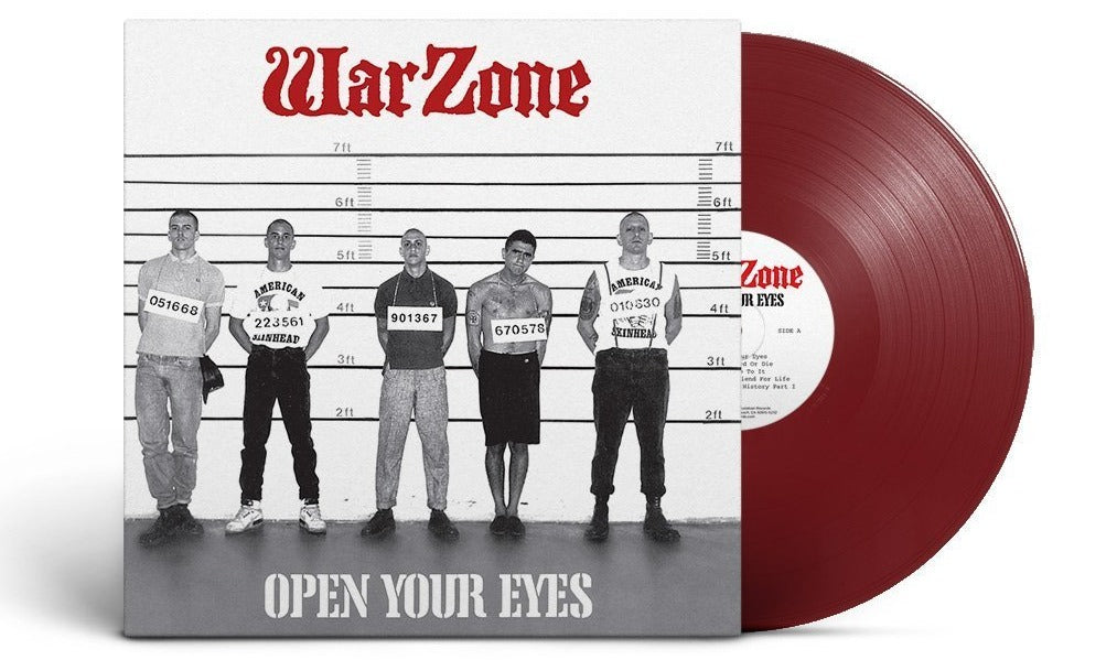 WARZONE 'OPEN YOUR EYES' LP (Red Vinyl)