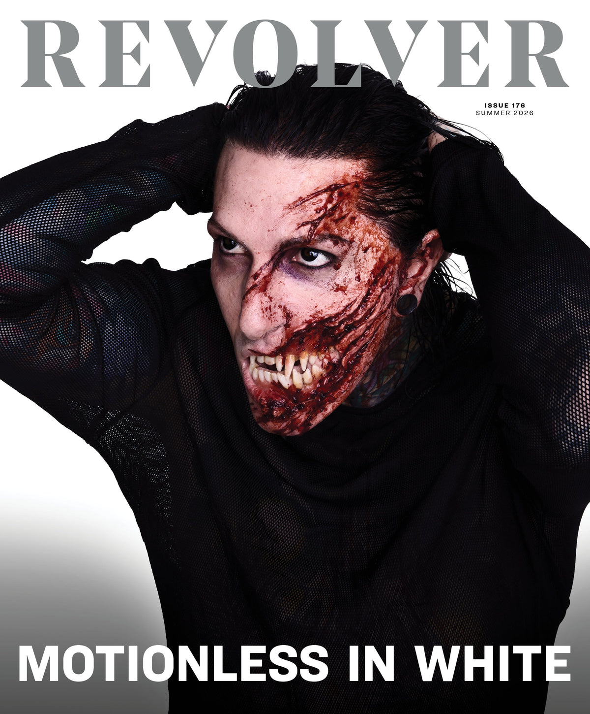 MOTIONLESS IN WHITE x REVOLVER ' SUMMER 2026 ALT COVER ISSUE IN NUMBERED SLIPCASE + EXCLUSIVE SLIPMAT