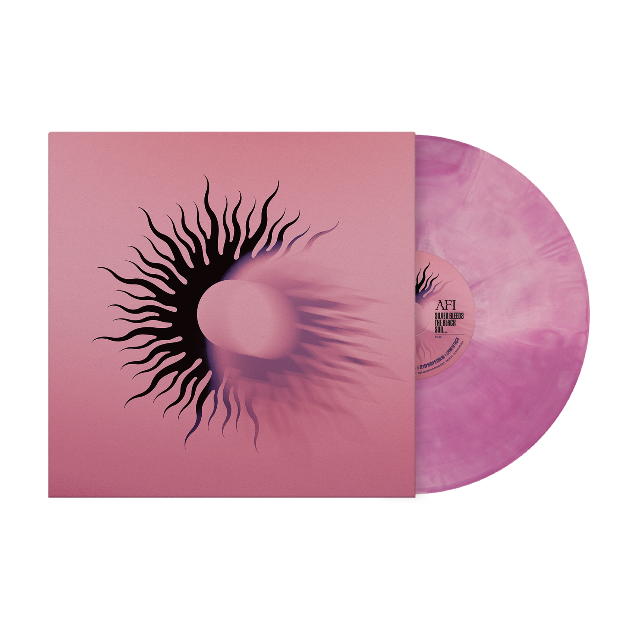 AFI ‘SILVER BLEEDS THE BLACK SUN…’ LP (Exclusive, Limited to 500 – Purple & White Swirl Vinyl)