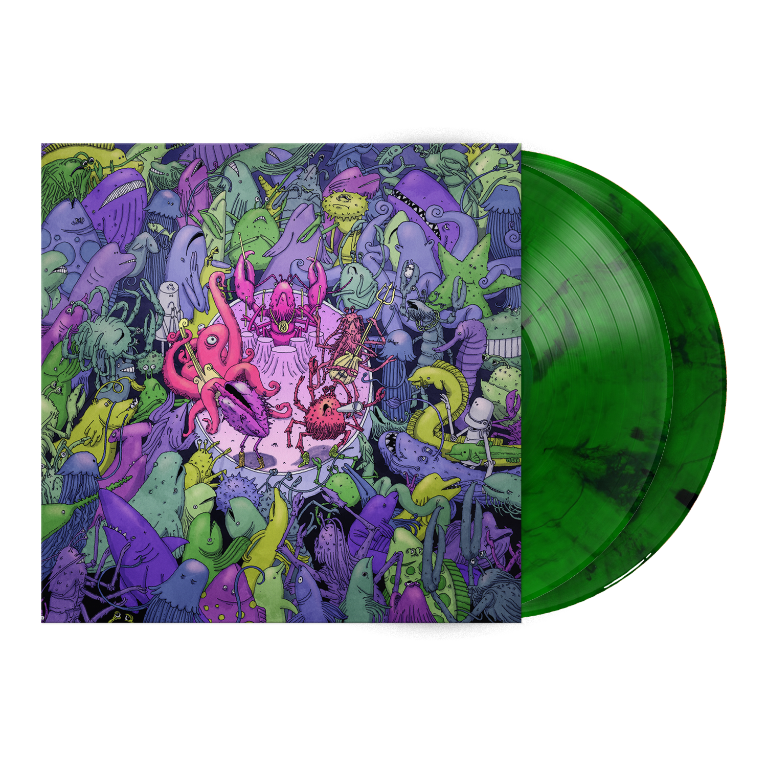 DANCE GAVIN DANCE ‘TREE CITY SESSIONS 3’ 2LP (Exclusive – Limited to 300, Neon Green Black Wave Vinyl)