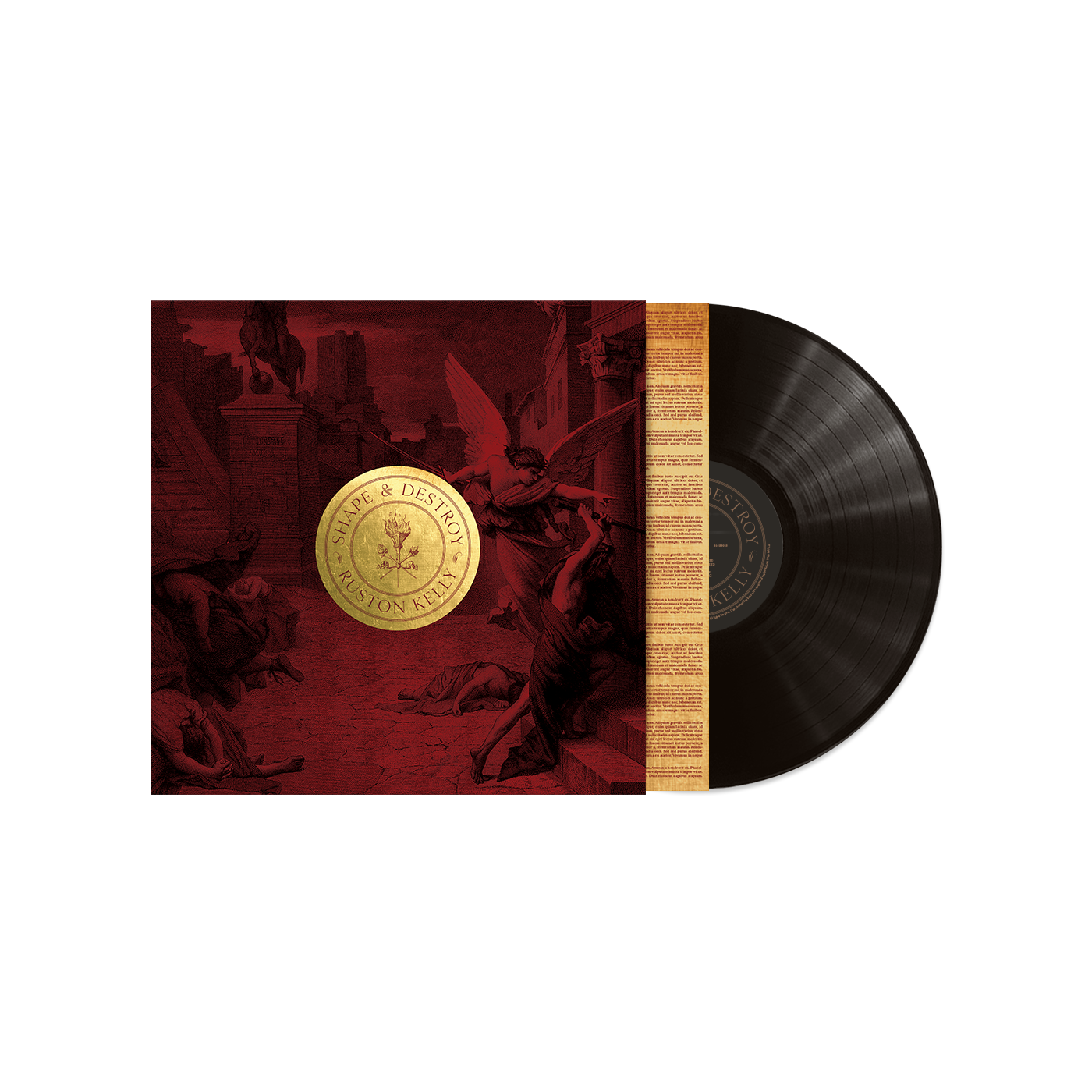 RUSTON KELLY 'SHAPE & DESTROY' LP (Black Vinyl)